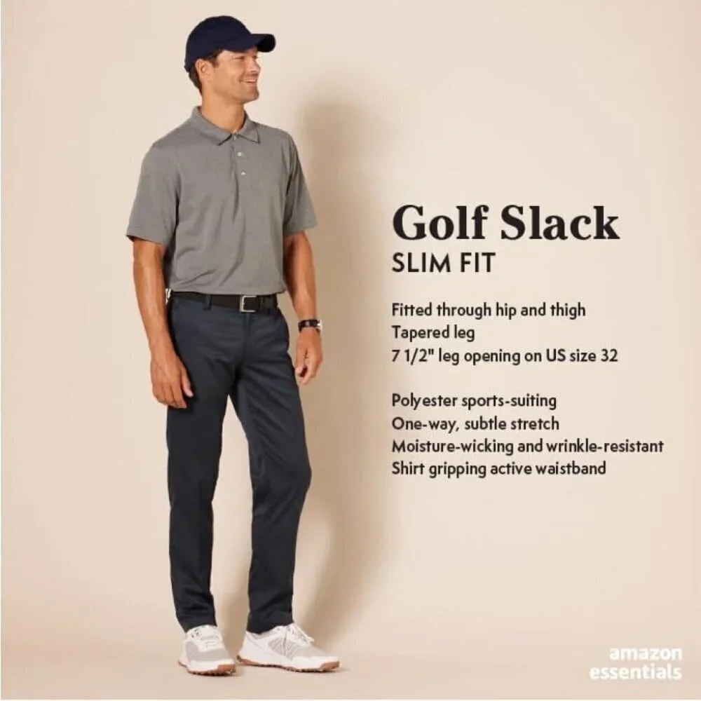 Men's Slim-Fit Stretch Golf Pant